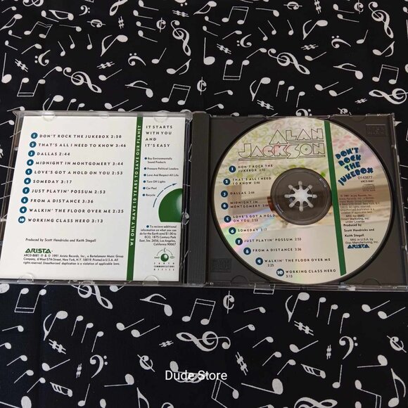 Alan Jackson - Don't Rock the Jukebox - 10 Songs - 1991 CD - Picture 2 of 3